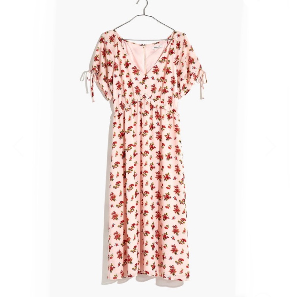 Madewell Ruffle-Waist Midi in Countryside Blooms
